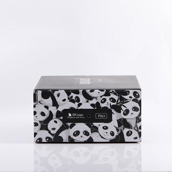 DUcare Professional Makeup Brushes Set 31Pcs Panda Series Makeup Brush Set Kabuki Foundation Blending Face Powder Blush Concealers Eye Shadows With Leather Case Organizer