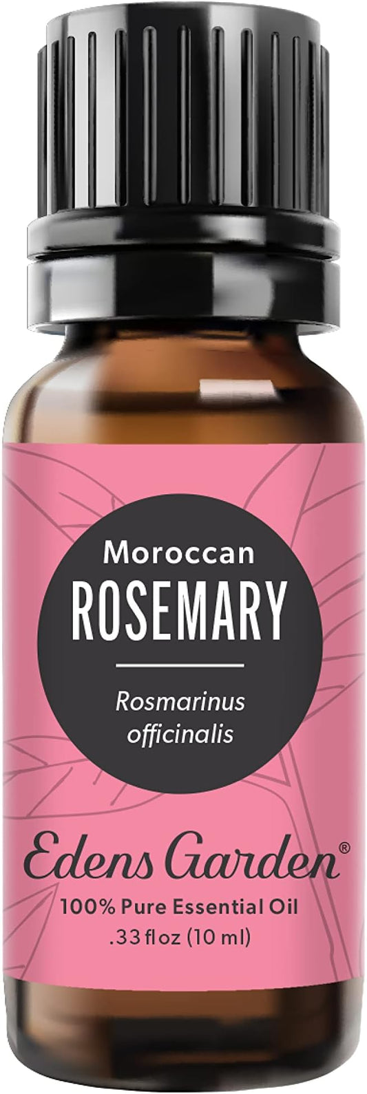 Edens Garden Rosemary- Moroccan Essential Oil- 100% Pure Premium Grade, Undiluted, Natural, Therapeutic, Aromatherapy, The Best for Skin, Laundry, Humidifiers 10 ml (.33 fl oz)