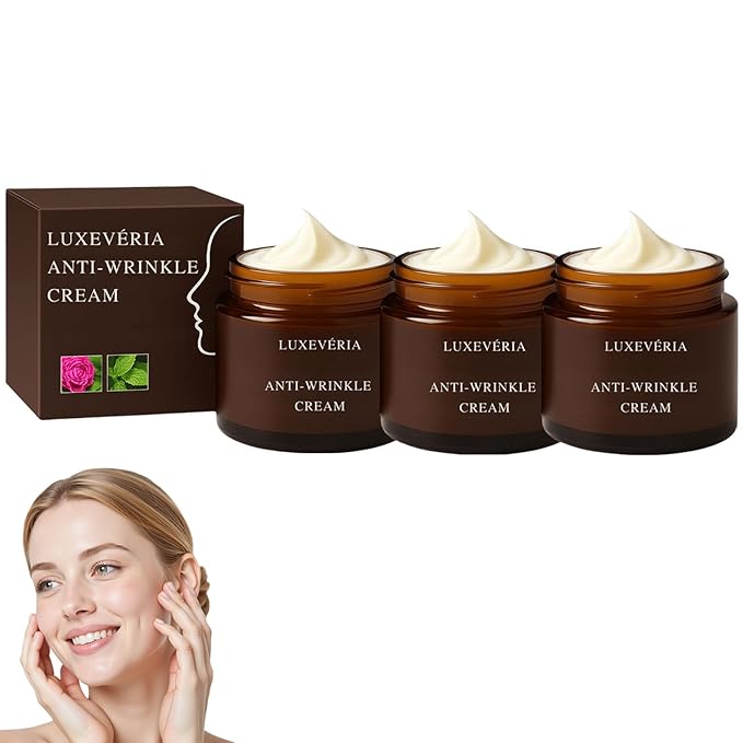 Luxevéria Retinol Anti-Wrinkle Cream, Advanced Skin Firming Cream, Luxeveria Body Firming Cream-30g, Improve Skin Sagging and Fine Lines, Natural Ingredients for All skin Types (3 Bottle)
