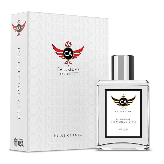 CA Perfume Impression of Belgarian Man for Men Amber Floral Fragrance Long Lasting Mens Cologne Eau De Parfum 1.7 Fl Oz 50ml