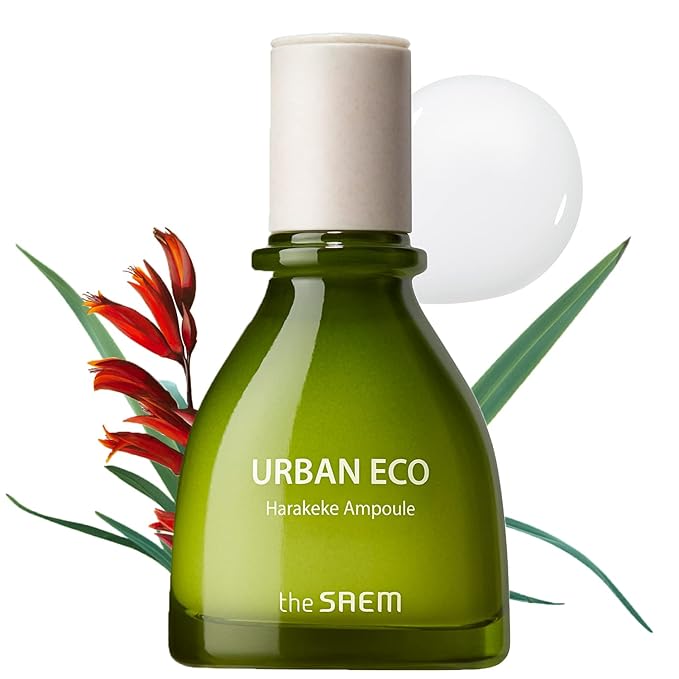 THESAEM Urban Eco Harakeke Ampoule 1.52 fl.oz. – Vegan Moisturizing Face Serum with Harakeke Extract and Hyaluronic Acid - Hydrating Ampoule to Strengthen Skin Barrier