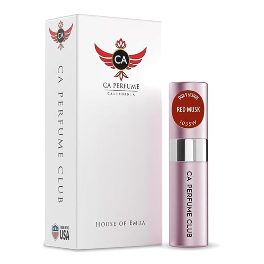 CA Perfume Impression of Red Musk for Women Eau De Parfum Spray Long Lasting Aromatic Spicy Perfume (0.27 Fl Oz / 8ml)