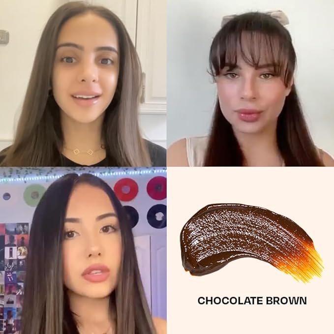 Overtone Daily Color Depositing Conditioner: 4.5 oz Temporary Coloring Conditioner with Shea Butter & Coconut Oil - Refresh Color & Prevent Fading - Vegan & Cruelty-Free, Chocolate Brown