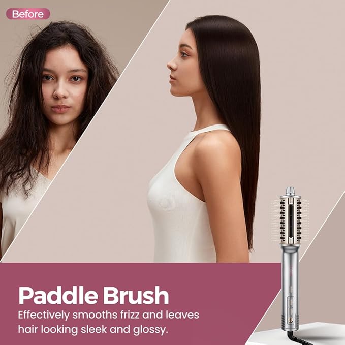 3 in 1 High Speed Hair Dryer Brush, Blow Dryer Brush in One for 300% Faster Dry & Style, Blowout Hot Air Brush, One Step Straightener Volumizer with Negative Ions for Smooth AirBlow B3