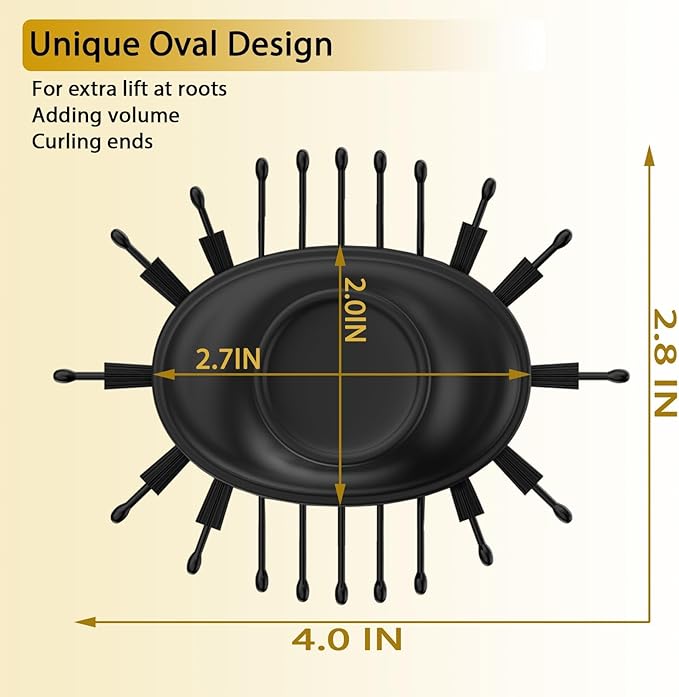 Nicebay Hair Dryer Brush, Blow Dryer Brush for Women Fast Styling, One Step Blowout Brush with Display Screen-Less Frizz, More Shine, Oval Ceramic Barrel, Negative Ion