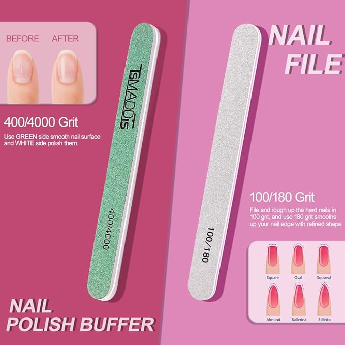 Cuticle Trimmer with Ingrown Toenail Removal Kit, Pusher and Files, Cuticle Remover Nail Cutter Clippers for Fingernails Toenails, Professional Manicure and Pedicure Tools Kit