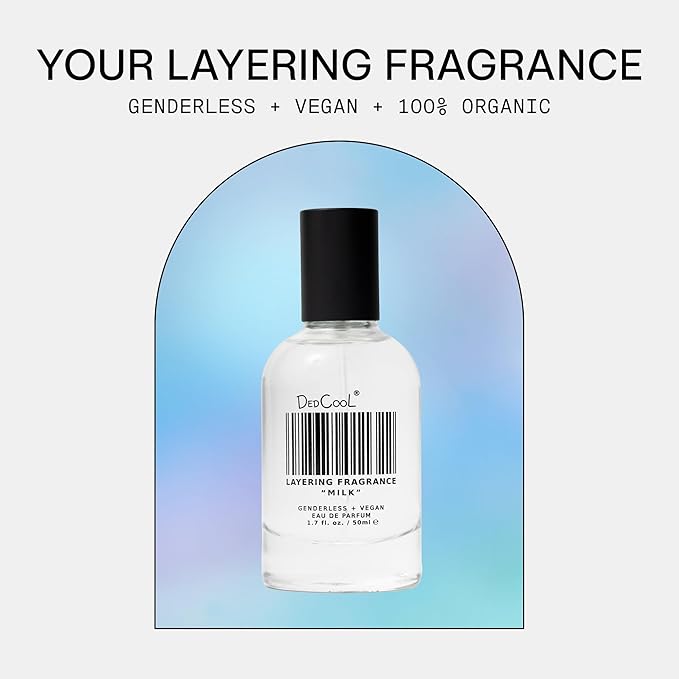 DedCool Eau de Parfum | Milk | Genderless Luxury Fragrance | Clementine, Gardenia, Woods, Amber & Wild Berries | Non-Toxic Vegan | Long-Lasting Perfume for All | Clean Sophisticated Aroma | 1.7 fl oz