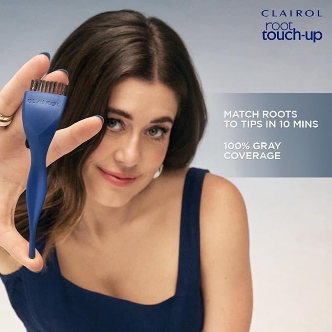Clairol Root Touch-Up by Nice'n Easy Permanent Hair Dye, 7 Dark Blonde Hair Color, Pack of 1