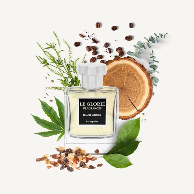 Inspired by Nasomato Black Afgano, Black Woods EDP, Long Lasting 12-14 Hours Perfume Spray for Men, Women, All Skin Types, Cruelty Free - 0.33 oz 10ml