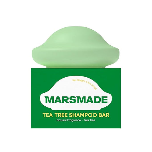 Tea Tree Shampoo Bar 2.0 - Hydrating & Moisturizing Natural Hair Soap Bar Shampoo for Excess Oil Build-Up & Scalp Nourishment - Bathing Soap Solid Shampoo for All Hair Types (120g, 4.23oz)