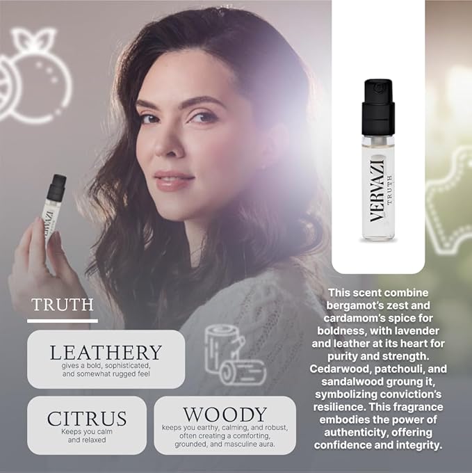 Discovery Trio Pack Eau de Parfum Set – 3 x 2ml Luxurious Fragrances for Men & Women, Includes Truth, Radiance, and Flawless, 22% Concentration, 8+ Hour Longevity, Day & Night Wear