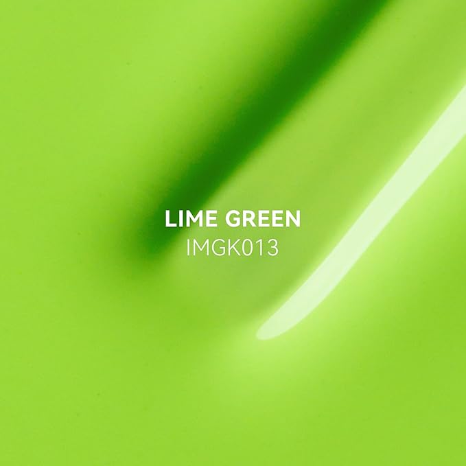 MAYCHAO 15ML Lime Green Gel Nail Polish 1Pc Grass Green Gel Polish Soak Off UV LED Nail Polish Nail Art Starter Manicure Salon DIY at Home, 0.5 OZ