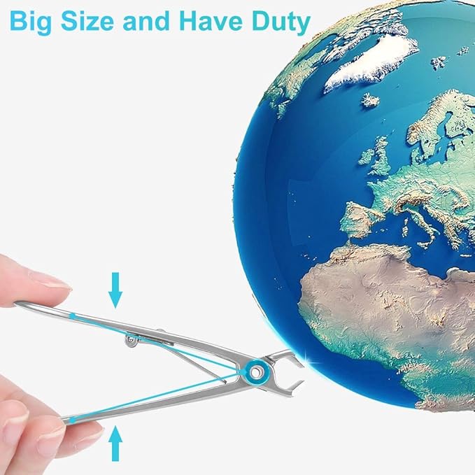 Nail Clippers for Men – Vepkuso Toenail Clippers for Thick Toenails for Seniors Wide Jaw Large Professional Fingernail Clippers Cutter Set for Tough Nails, Women, Adult,Gift Idea