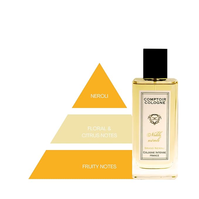 Noble Neroli Intense - Long-Lasting Men’s Cologne - Refined Men's Fragrance with Floral, Woody, and Citrus Notes - 3.3 oz