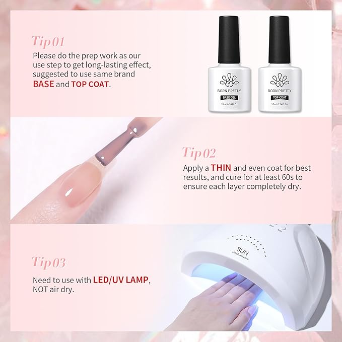 Born Pretty Jelly Gel Nail Polish Jelly Nude Gel Polish Sheer Translucent Skin Stone Natural Soak Off Hema-Free Gel Polish Nail Art DIY 15ML