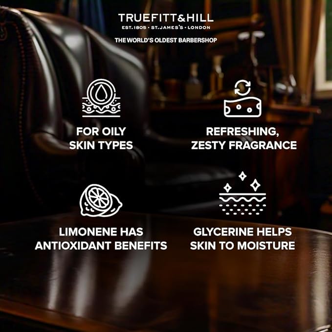 Truefitt & Hill Shaving Cream Tube - West Indian Limes - Premium Glycerin-Based Lather, Smooth Glide, and Hydration for a Luxurious Shave - 2.65 oz