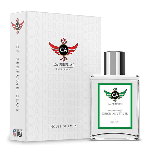 CA Perfume Impression of Original Vetiver for Men Woody Spicy Fragrance Long Lasting Mens Cologne Eau De Parfum 1.7 Fl Oz 50ml