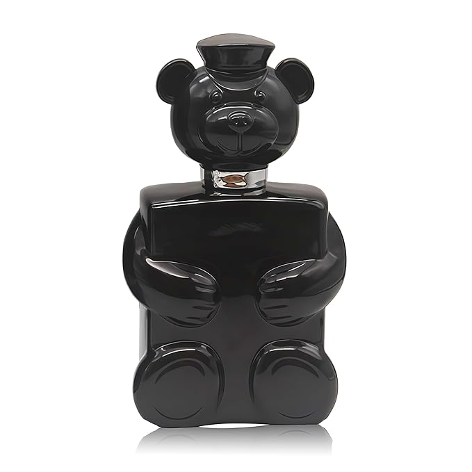 HONEY BEAR BLACK Long-Lasting Cologne for Men | Fresh Citrus & Woody Scent | Eau de Toilette 100ml Spray | Day to Night Fragrance