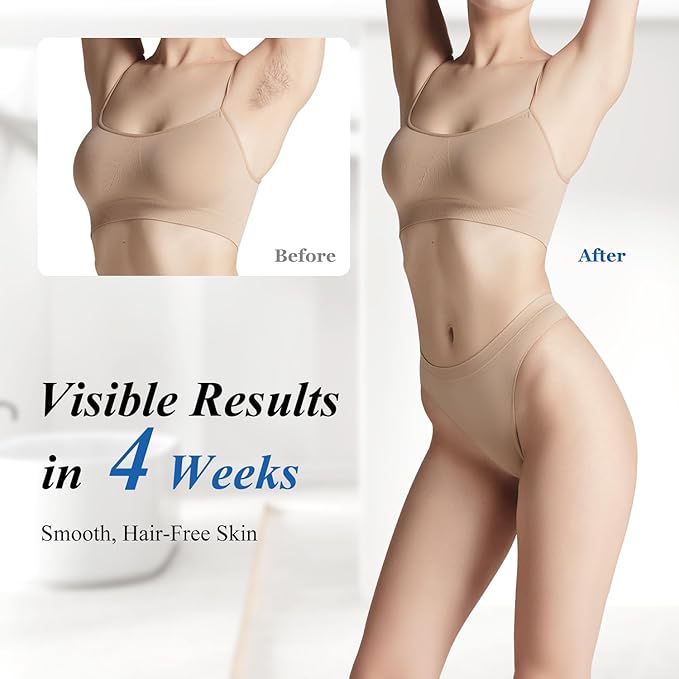 Hair Removal with Cooling, Painless IPL Hair Removal Device for Women and Men, at-home Hair Remover for Armpits, Legs, Face, and Bikini Line