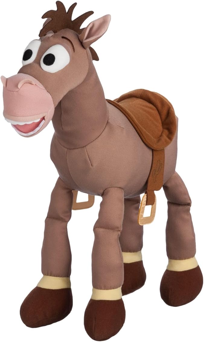 Disney Store Toy Story Plush, Bullseye, Iconic Cuddly Toy Character with Embroidered Eyes and Soft Plush Features, Suitable for All Ages