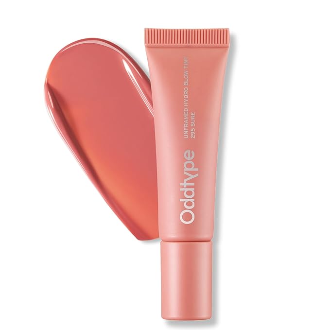 Unframed Hydro Blow Tint – 295 Sure | Hydrating Gloss Lip Tint | 0.3 fl oz / 9 g | Korean Beauty