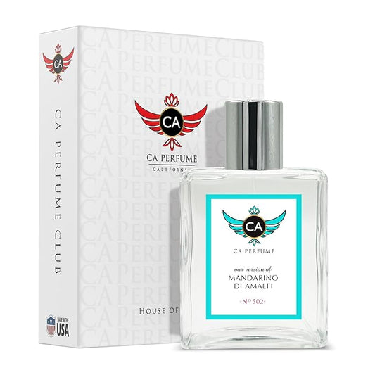 CA Perfume Impression of Mandarino Di Amalfi For Women & Men Replica Fragrance Dupes Eau de Parfum Spray Bottle 3.4 Fl Oz/100ml