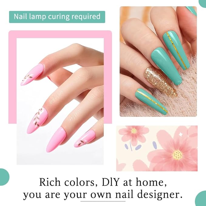 JR 9pcs 15ml Gel Nail Polish Set Macaron Color Light Red Pink Nude Gel Polish Kit UV LED Soak Off Polish Home DIY Gel Polish Set