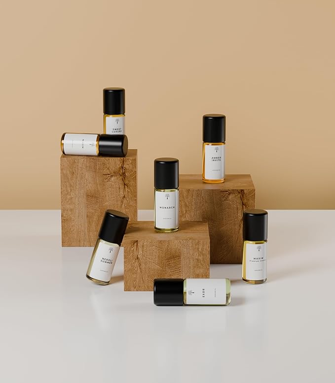 Eternal perfume oils - Discovery Set5 (7 x 5ml/1.18 fl. oz) - Testing Sampler Fragrances - Diverse Fragrance Collection - Inspired by Luxury Scents - Long-Lasting - Perfumes Sample Collection