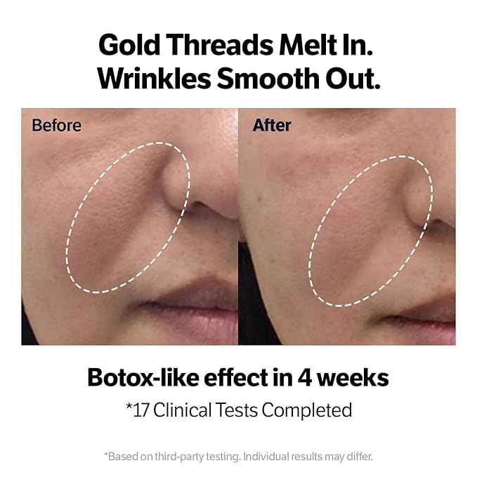 SUNGBOON EDITOR Silk Peptide Intensive Lifting Ampoule | Korean Anti-Aging Serum for Face with Collagen & 30 Peptide Complex | Skin Tightening & Firming (Botox Effect) | 72H Hydration