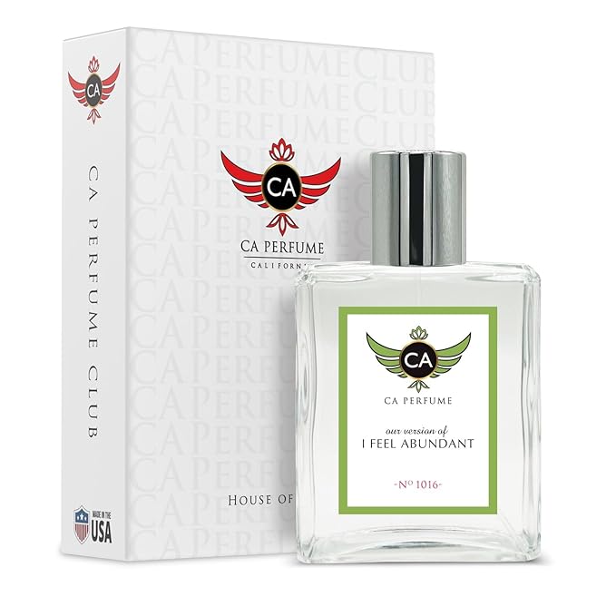 CA Perfume Impression of I Feel Abundant for Women Eau De Parfum Spray Long Lasting Perfume (3.4 Fl Oz / 100ml)