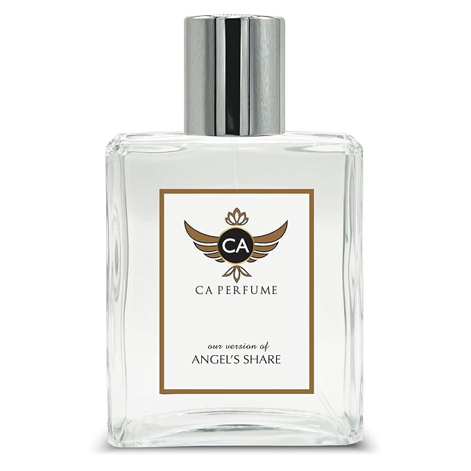 CA Perfume Impression of Angel's Share for Women and Men Eau De Parfum Amber Vanilla Scent Long Lasting Unisex Fragrance Signature Scent for Day and Night Wear 3.4 Fl Oz 100ml