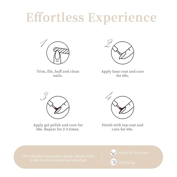 MAYCHAO 15ML Gel Nail Polish 1Pc Vanilla Frosting Gel Polish Soak Off UV LED Nail Polish Nail Art Starter Manicure Salon DIY at Home, 0.5 OZ