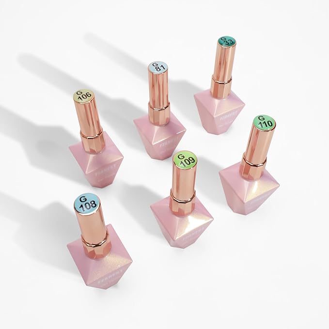 FZANEST Green Gel Nail Polish Set,30pcs 12ml Hema-free Tpo-free Spring Gel Polish Kit With Top Base Coat Nail Art Manicure Salon DIY at Home for Women