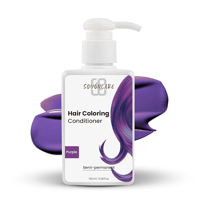 SOVONCARE Purple Hair Color Depositing Conditioner Mask 5.28 OZ, Cruelty-Free