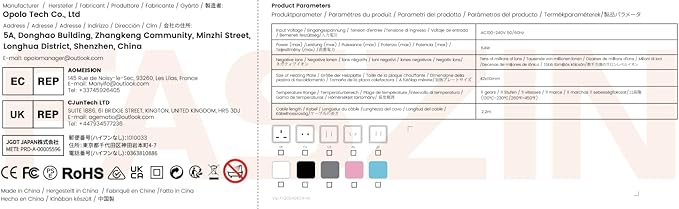 Faszin Professional Hair Straightener, 1.65inch Wide-Plate, Titanium Negative Ion Flat Iron, 30s Rapid Heating, LED Temp Display, Wide Voltage & 10 Adjustable Temp Levels (260-450℉) - Pink