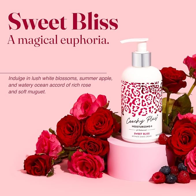 IntiMD Coochy Plus Intimate Shaving Complete Kit - Sweet Bliss & Organic After Shave Protection Soothing Moisturizer Mist - Antioxidant Formula Prevents Razor Burns, Itchiness & Ingrown Hair