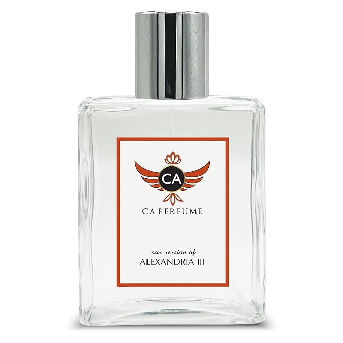 CA Perfume Impression of Alexandria III for Women and Men Eau De Parfum Amber Floral Scent Long Lasting Unisex Fragrance Signature Scent for Day and Night Wear 3.4 Fl Oz 100ml