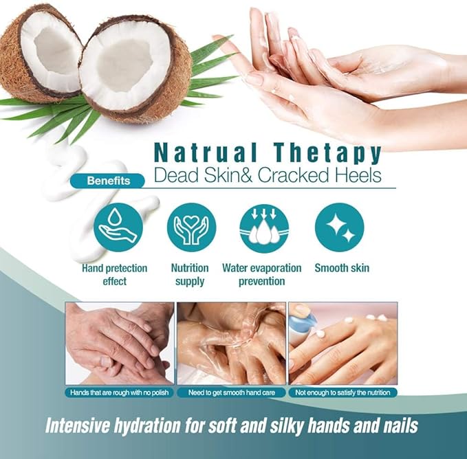 Epielle Intensive Repairing Hand Mask 6 Pairs, Deep Moisturizing Gloves for Dry, Cracked Hands, Self Care Gifts for Women, Spa Kit, Stocking Stuffers, Thanksgiving Essentials