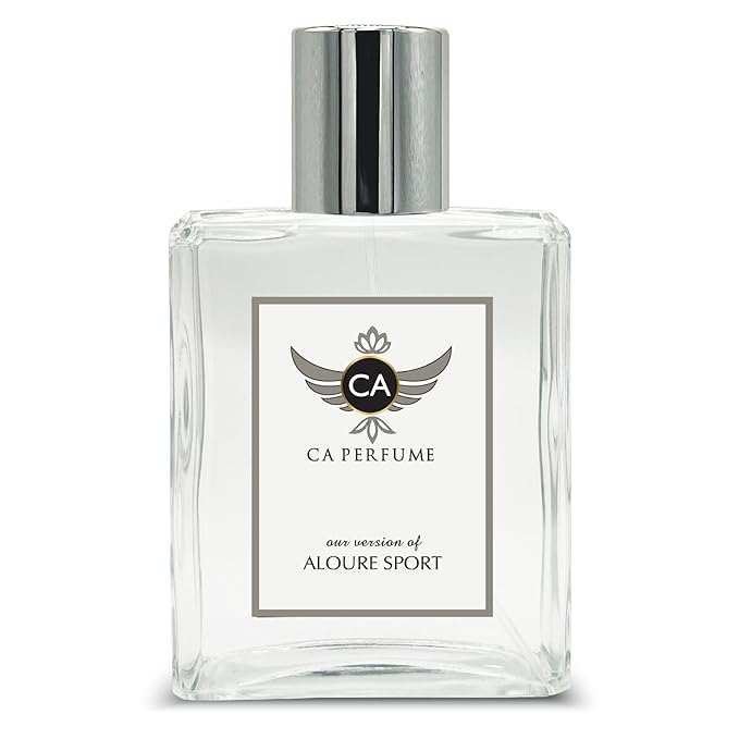 CA Perfume Impression of Aloura Homme Sport For Men Fragrance Dupes Eau de Parfum Spray Bottle 3.4 Fl Oz/100ml