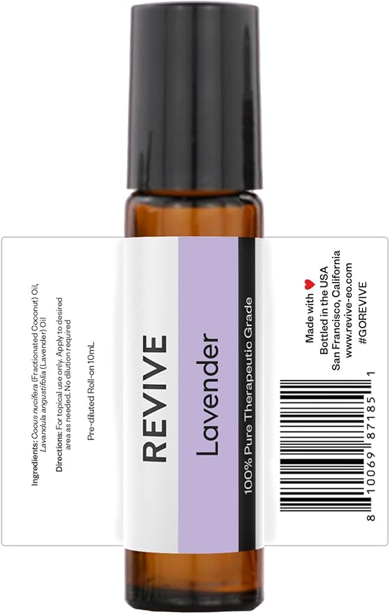 Top 6 Roll-Ons Kit by Revive Essential Oils - 100% Pure Therapeutic Grade, for Diffuser, Humidifier, Massage, Aromatherapy, Skin & Hair Care - Cruelty Free - Unrefined Oils with No Fillers.
