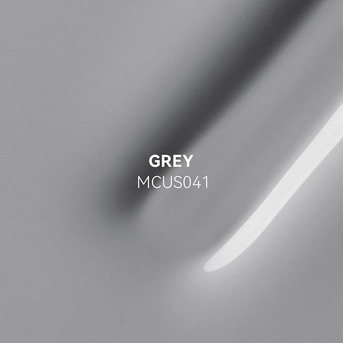 MAYCHAO 15ML Grey Gel Nail Polish 1Pc Silver Grey Gel Polish Soak Off UV LED Nail Polish Nail Art Starter Manicure Salon DIY at Home, 0.5 OZ