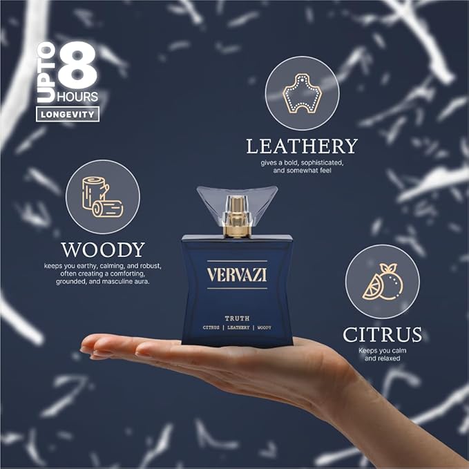 Truth 50 ml Unisex Eau de Parfum, Bergamot, Lavender, Cedarwood Notes - 22% Concentration, 8+ Hours Lasting Perfume for Women & Men, Day & Night Wear, Includes Radiance Perfume Tester