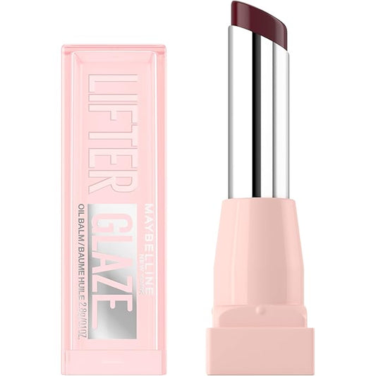 Maybelline Lifter Glaze Oil Balm with Hyaluronic Acid and Hydrating Oil Blend, Lip Balm with 24HRs of Smooth, Moisturizing Shine, Espresso Kiss (Sheer Deep Brown Nude)