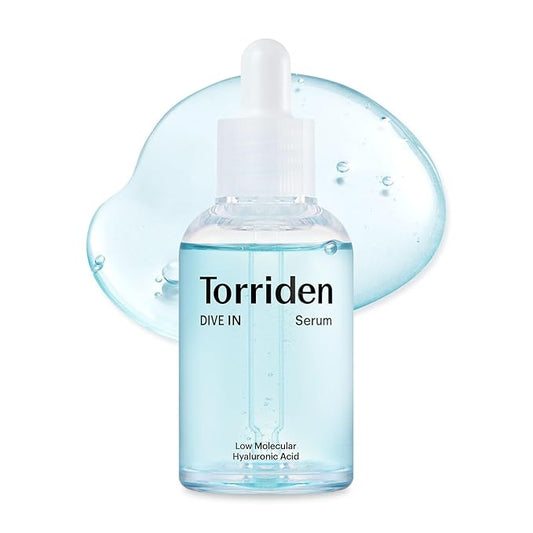 Torriden DIVE IN Hyaluronic Acid Serum for Deep Hydration | Korean K-Beauty Glass Skin Plump Glow | Lightweight Fast-Absorbing Face Serum 50ml (1.69 fl.oz.)