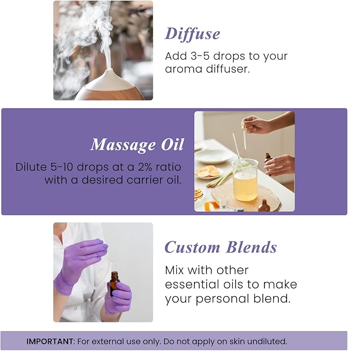 Handcraft Blends Lavender Essential Oil – 0.33 Fl Oz – 100% Pure and Natural – Premium Grade Essential Oil for Diffuser and Aromatherapy, Skin, Massage, Candle and Soap Making Fragrance