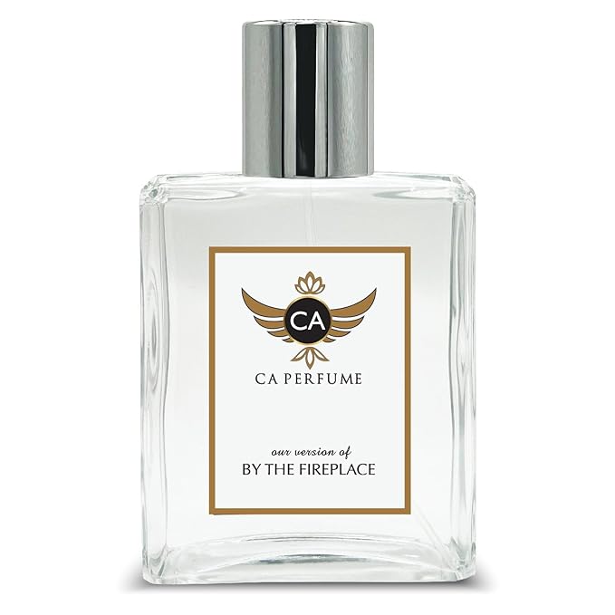 CA Perfume Impression of By The Fireplace for Women and Men Eau De Parfum Woody Scent Long Lasting Unisex Fragrance Signature Scent for Day and Night Wear 3.4 Fl Oz 100ml