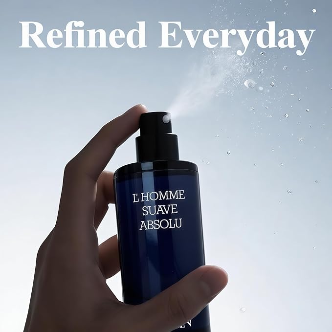 Men's Cologne Premium Fragrance Spray 100ml - Eau De Parfum - Long Lasting Calabria Bergamot,Woody,Amber Scent for Daily Wear Inspired by Luxury Perfume(L'Homme Absolu)