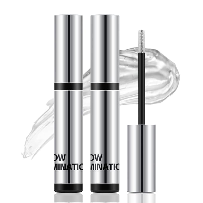 Boobeen Brow Wax Clear, Waterproof Eyebrow Wax Styling Pencil, Shaping with Slanted Tip Application, Long-Lasting Hold