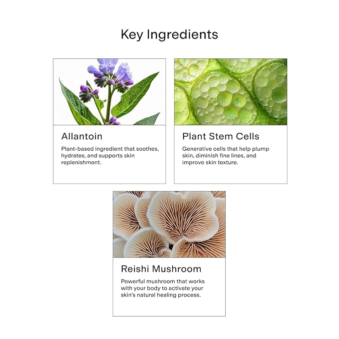 CLEARSTEM - CELLRENEW - Collagen Stem Cell Serum - Acne + Youthful Skin Face Serum - Hyaluronic Acid, Reishi, Aloe Vera - Facial Skin Care Products - Gluten Free, Cruelty Free - 1 fl oz / 29ml