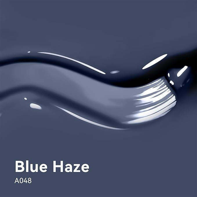 MAYCHAO 15ML Gel Nail Polish 1Pc Blue Haze Gel Polish Soak Off UV LED Nail Polish Nail Art Starter Manicure Salon DIY at Home, 0.5 OZ